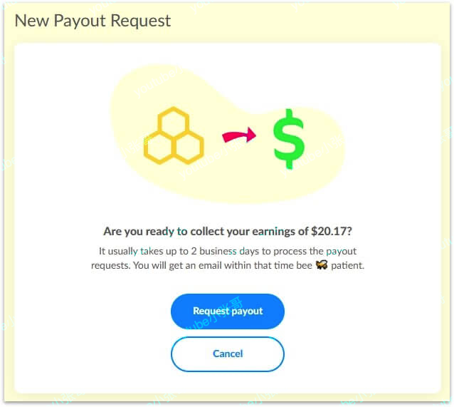 Honeygain Request payout