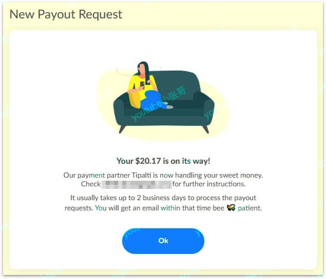 Honeygain send checkemail